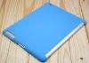 For ipad 2 colorful rubber oil coated hard back cover , work with smart cover