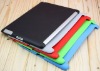 For ipad 2 colorful rubber oil coated hard case , work with smart cover