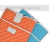 For ipad 2 nylon & genuine leather case