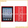 For ipad 2 silicone cover, laser etching Chinese Wind