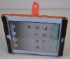 For ipad2 protective leather cases with high quality PU + Genuine leather material