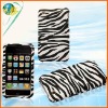 For iphone 3G 3GS black&white zebra design hard case