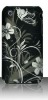 For iphone 3G case,White Flowers design case for iphone 3g