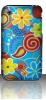 For iphone 3G case,jazzy flowers design case for iphone 3g