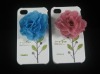 For iphone 4 4G 4S,cute 3D flower plastic case