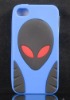 For iphone 4 4S New design Superman silicone case Bule
