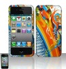 For iphone 4/4S Orange rainbow design cover for iphone 4/4S