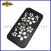 For iphone 4&4S Silicone Case,Floral Silicone Case,Rubber Silicone Skin Case,New Arrival,Laudtec