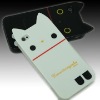 For iphone 4 TPU case lovely cat shape