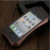 For iphone 4 coffee color metal bumper case