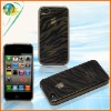 For iphone 4G 4S zebra pattern tpu gel skin case