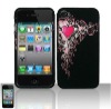 For iphone 4G case,heart design case for iphone 4g