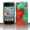 For iphone 4G case, red heart design case for iphone 4g