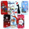 For iphone 4g 4 Christmas style Skin Cover hard case