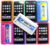 For iphone 4g 4s Cassette Tape Silicone Case