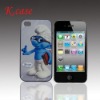 For iphone4 Fashional Cartoon Design TPU Soft telephone Case with Colored Drawing