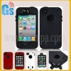 For iphone4 case silicone armor body black
