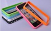 For iphone4G TPU frame bumper with metal button,best price