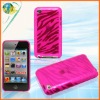 For ipod touch4 zebra design tpu case