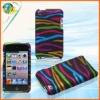 For ipod touch4 zebra leather hard covers