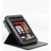 For kindle fire tablet leather case cover with rotating stand
