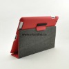 For the New iPad 3rd Generation Stand Case with stylus holder,Super thin leather cover for ipad3,customers logo,OEM welcome