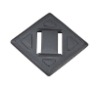 Four triangle mark in plastic reinforced bag pad(J4005)