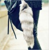 Fox Fur Tail used as  bag ornament or dress accessories( FT003)