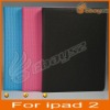 Free Shipping Fashionable Football Lines PU Side Hard Case Cover For iPad 2 LF-0485