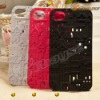 Free Shipping Hot Selling Hard Relief Sculpture Castle Back Case For iPhone 4 4S LF-0643