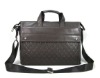 Free customer's logo-wholesale and retail fashion men's briefcase,100% genuine leather,business laptop bag 9901-1