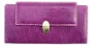 Free shipping 2011  fashion  womens purple  wallet