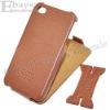 Free shipping Fashion HOCO Leather Case For iPhone 4 4G,IP-242