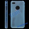 Frosted Hard Case for iPhone 4(blue)