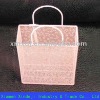 Frosty PVC gift bag for wire box two handle