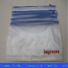 Frosty Pvc packaging bag with file