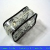 Full colorful pvc cosmetic bag and clear pvc zipper