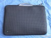 Full emboss neoprene laptop sleeve with neoprene handle