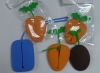 Funny Carrot shapes silicone key wallets