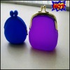 Funny frog purple coin wallet purse