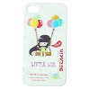 Funny girl pattern for iPhone 4 cover