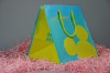 Funny plastic bag with handle