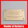 Furniture metal tag