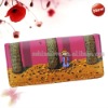 Fuschia Colorful Long Lovely Cartoon Lady clutch Wallet/Purse