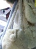 GENUINE ALPACA FUR HANDBAG