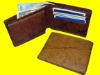 GENUINE COWHIDE LEATHER MENS BIFOLD WALLET