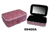 GLD 09400A portable jewellery box with velvet lining