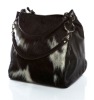 GOAT SKIN COWHIDE COW HAIRON COW LEATHER LADIES WOMEN FASHION STYLISH SHOULDER DESIGNER HANDBAGS