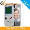Game Boy Rubber Skin Case With Screen Protector For iPhone 4 - White