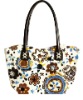 Generous fashion with flowers bag